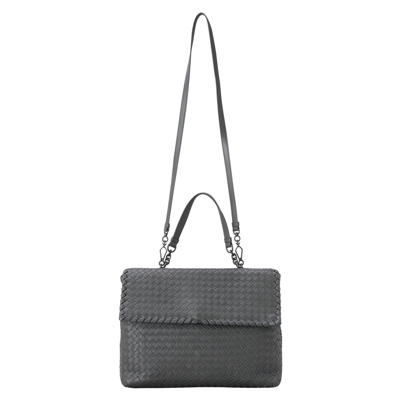 BOTTEGA VENETA(USED)보테가베네타 올림피아 플랩 체인 숄더백